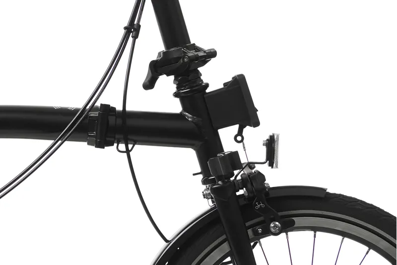 Brompton C Line 2-Speed Folding Bike 2025 in Matt Black-3
